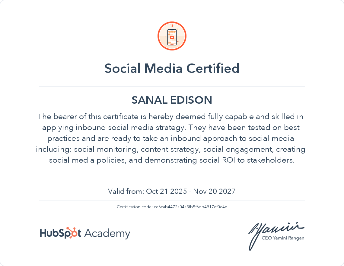 SEO expert in Kerala professional certification