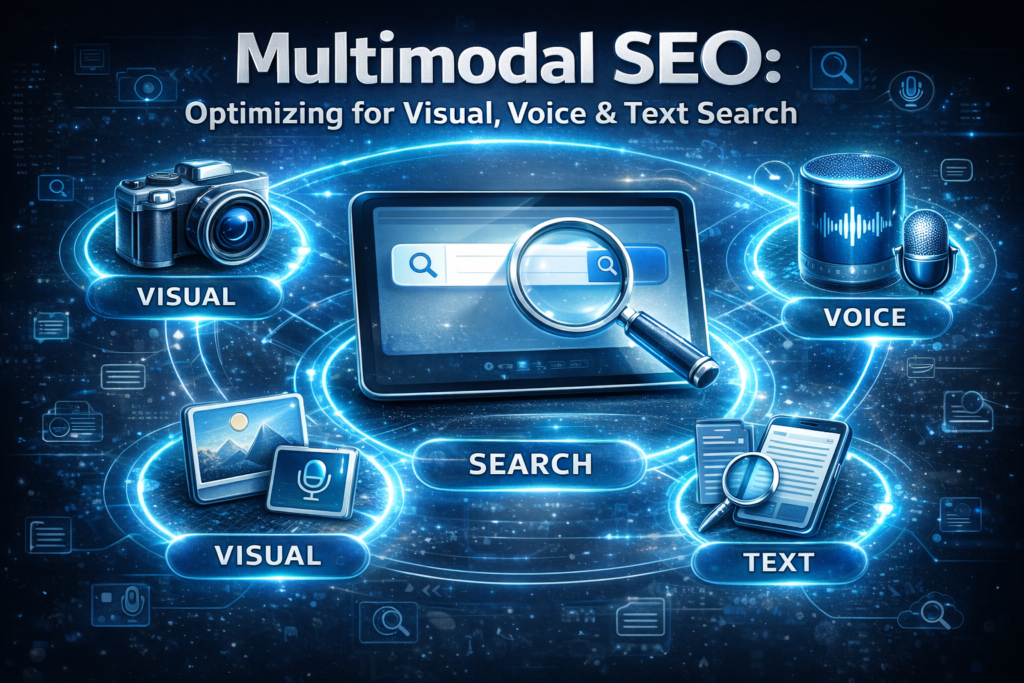 Multimodal SEO: Optimizing for Visual, Voice & Text Search