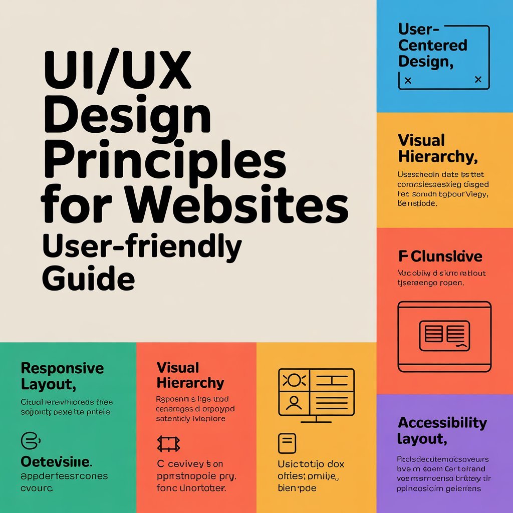 UI/UX Design Principles for Kerala Websites showing user-friendly website design interface and modern web layout