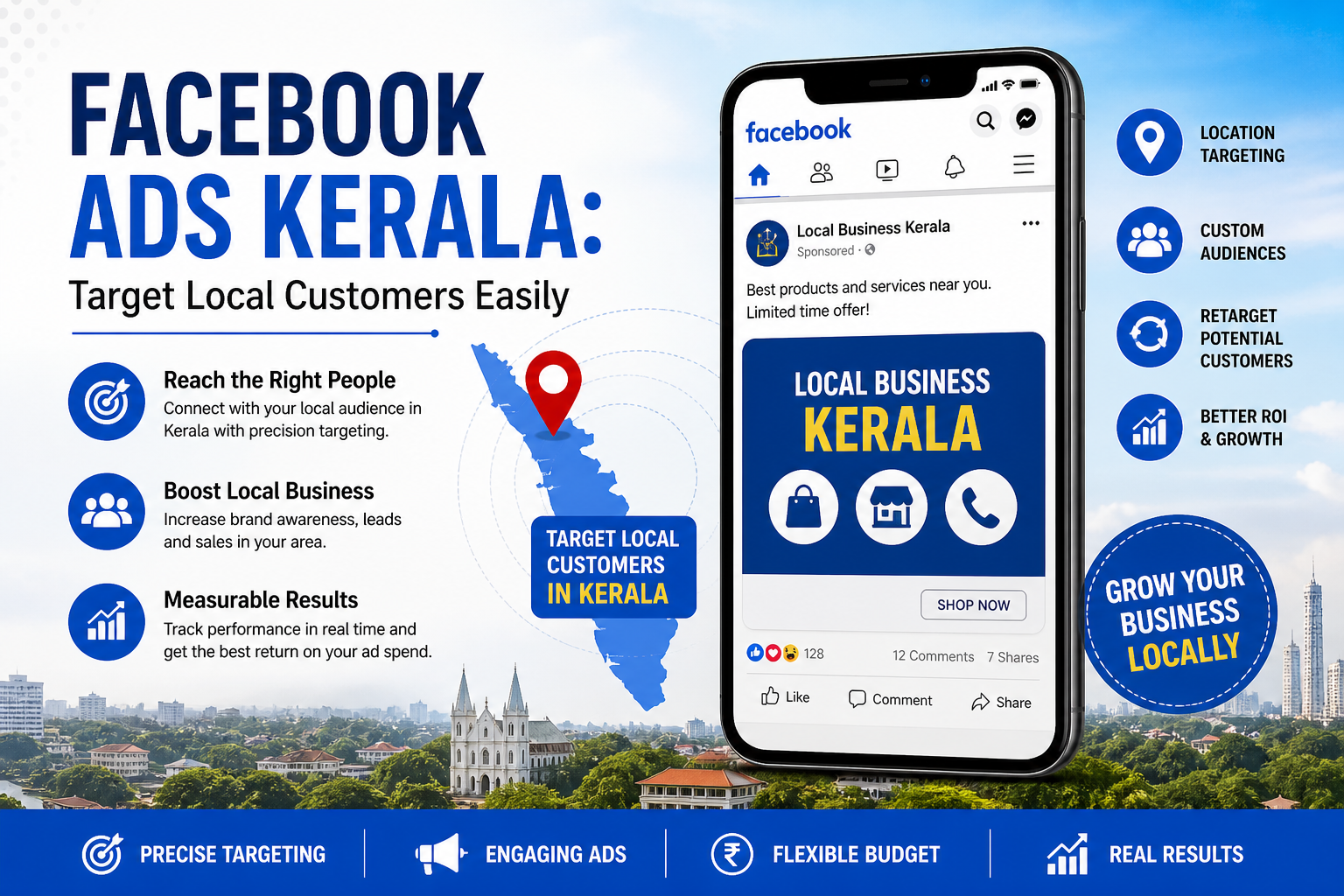 Facebook Ads Kerala digital marketing targeting local customers social media advertising strategy