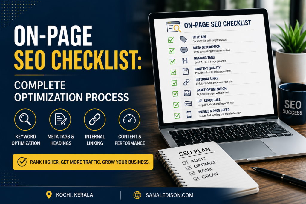 On-page SEO checklist