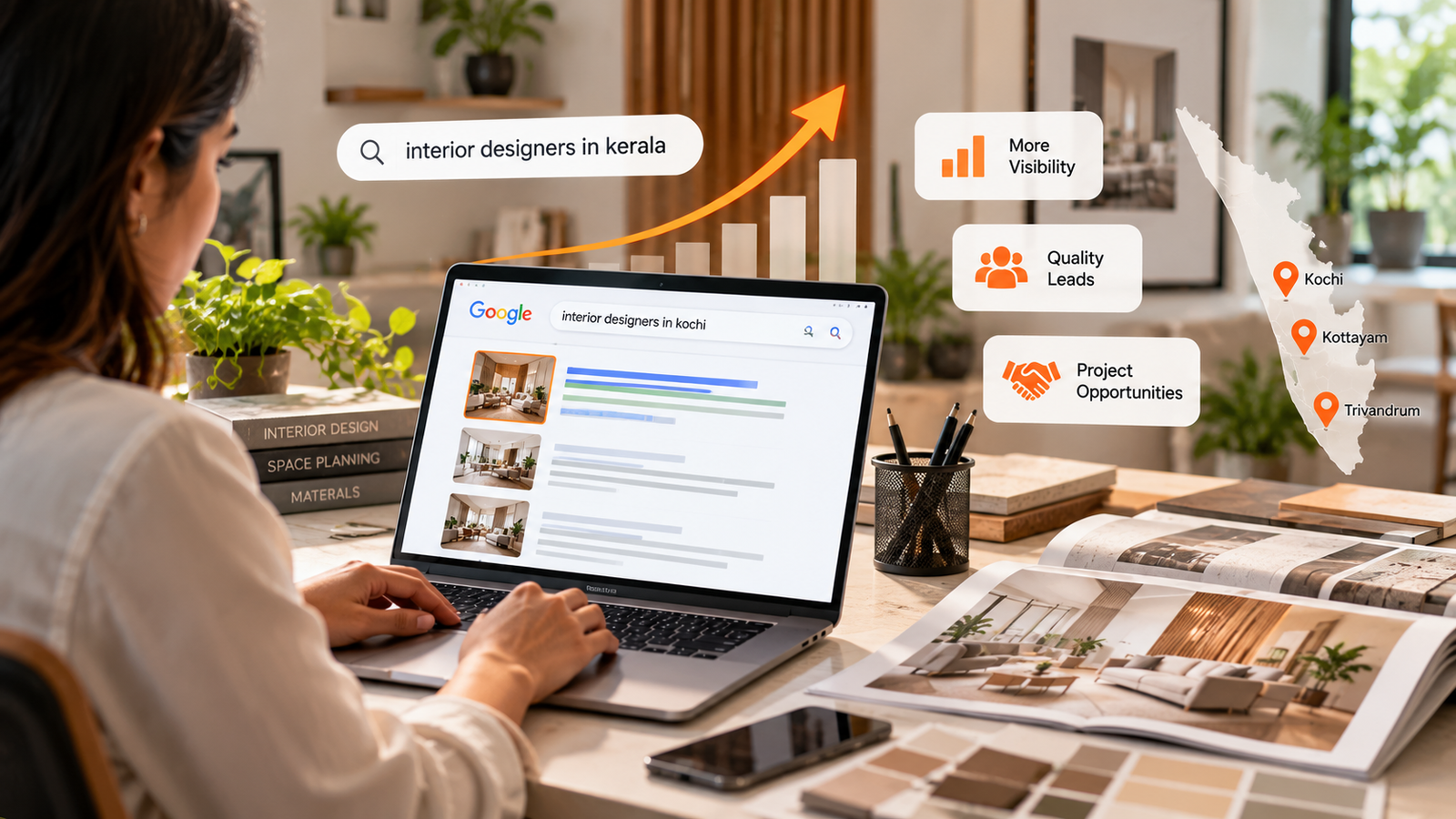 seo for interior designers kerala