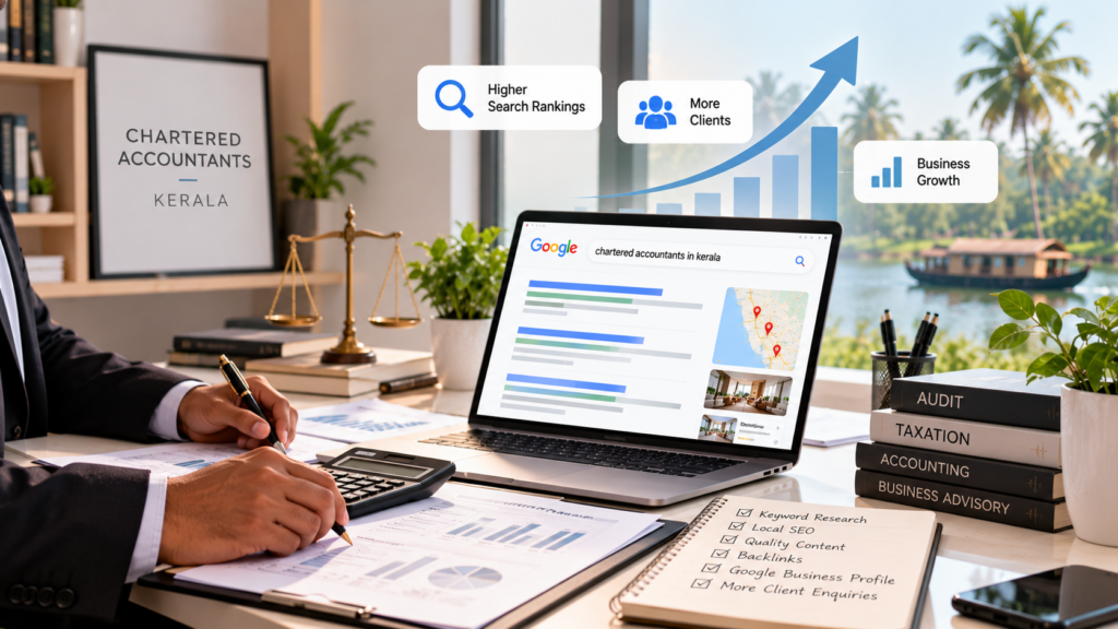 SEO for chartered accountants Kerala