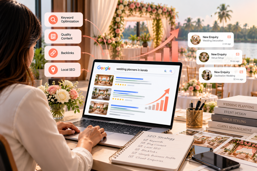 seo for wedding planners kerala